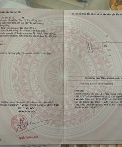 Bán đất bàn cờ Suối Nghệ, sonadezi Châu Đức