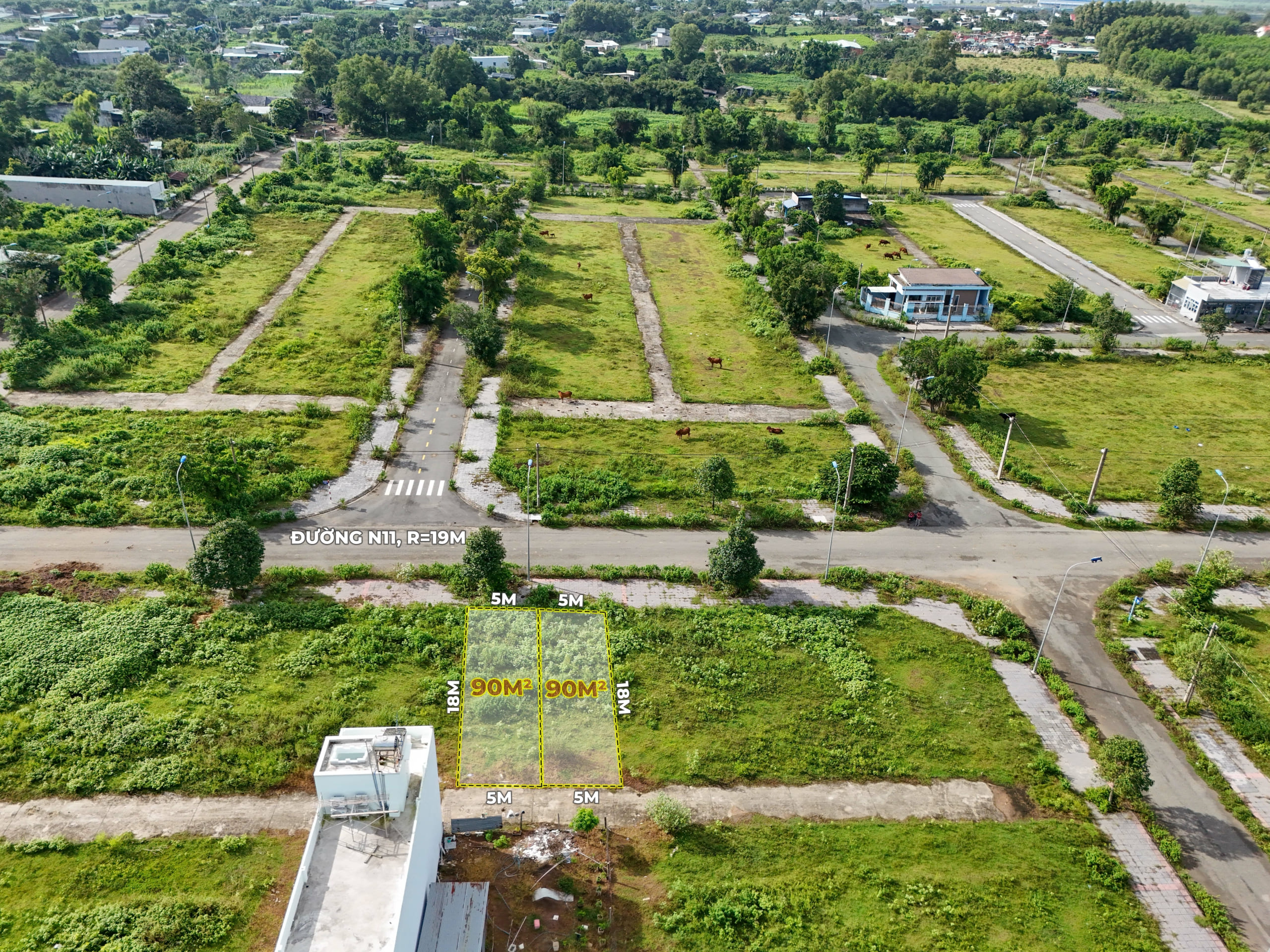 N11_2 lô liền kề Bán đất tái định cư Sonadezi Châu Đức