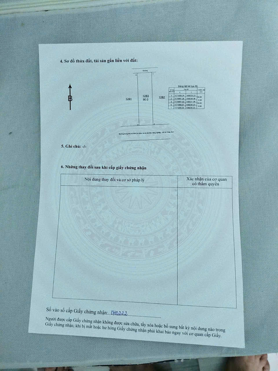 Bán đất tái định cư Sonadezi Suối Nghệ, Châu Đức