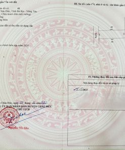 Bán đất tái định cư Sonadezi Châu Đức