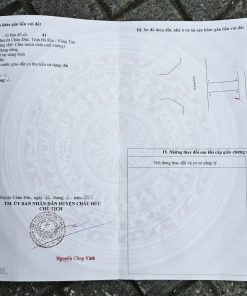Bán đất tái định cư sonadezi châu đức