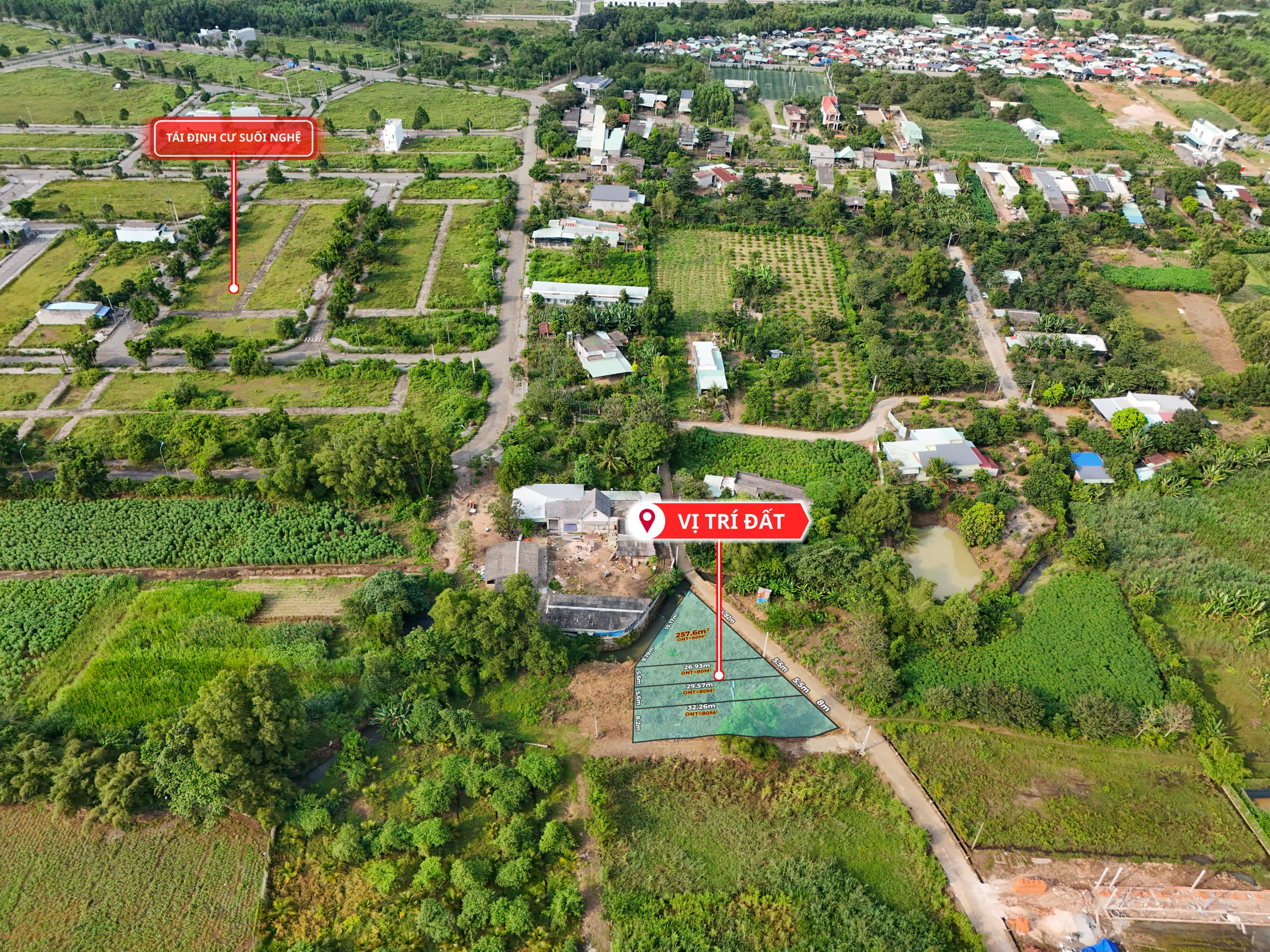 Bán đất bàn cờ Suối Nghệ, sonadezi Châu Đức