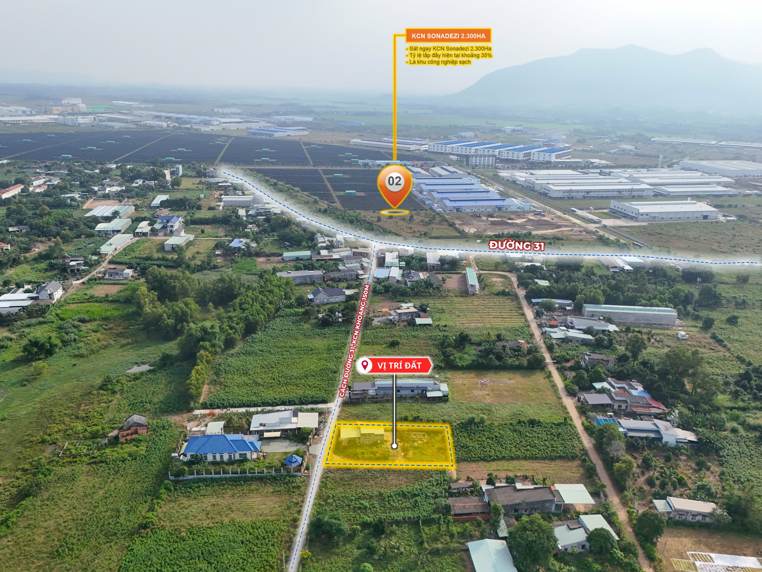 Bán đất bàn cờ Suối Nghệ, sonadezi Châu Đức