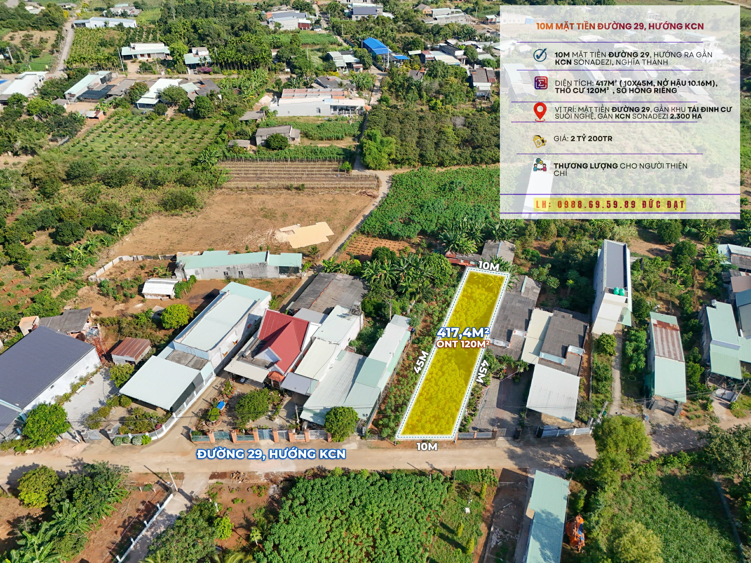 Bán đất xã Suối Nghệ Nghĩa Thành, Sonadezi Châu Đức