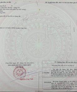 Bán đất tái định cư sonadezi châu đức