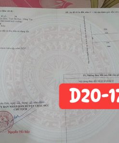 Bán đất tái định cư sonadezi châu đức