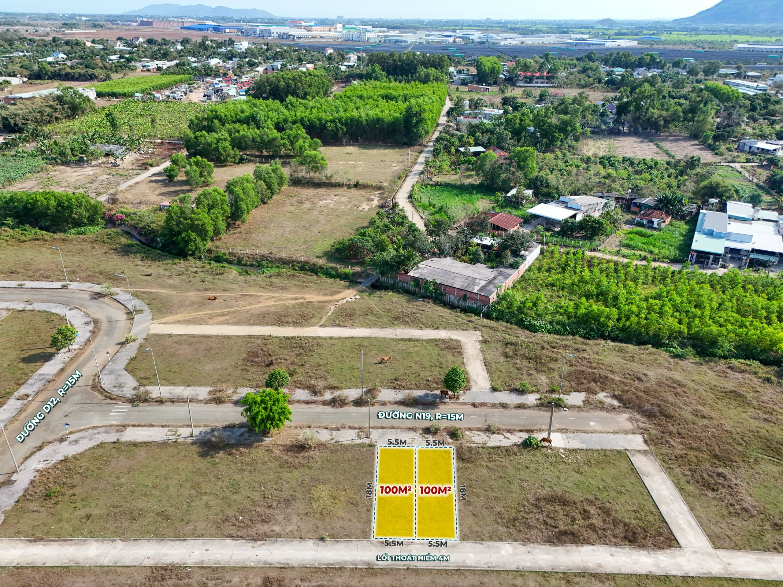 Bán đất tái định cư sonadezi châu đức