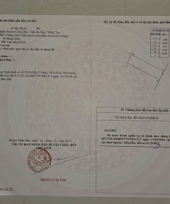 Bán đất tái định cư Sonadezi Suối Nghệ, Châu Đức