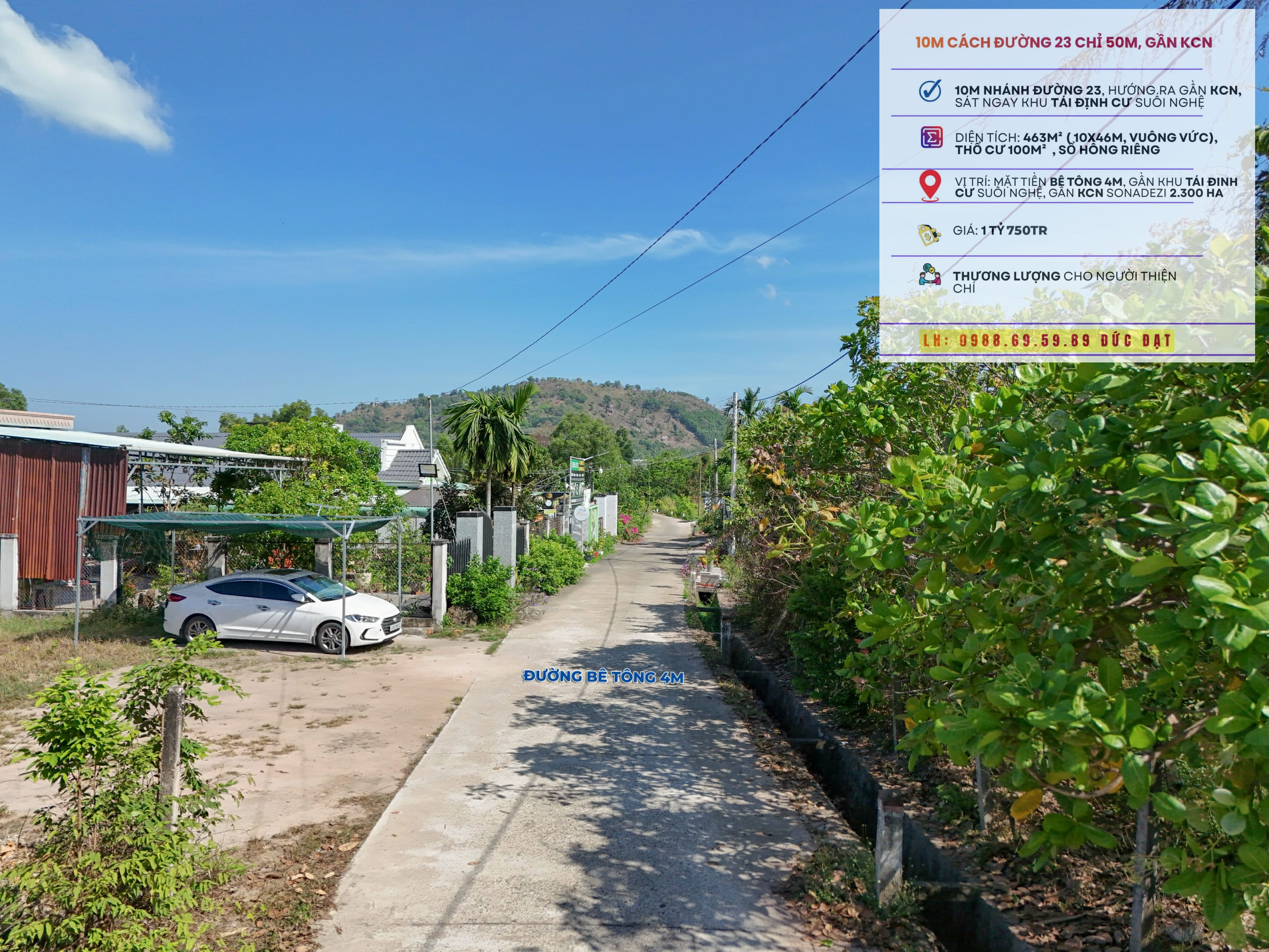 Bán đất xã Suối Nghệ Nghĩa Thành, Sonadezi Châu Đức