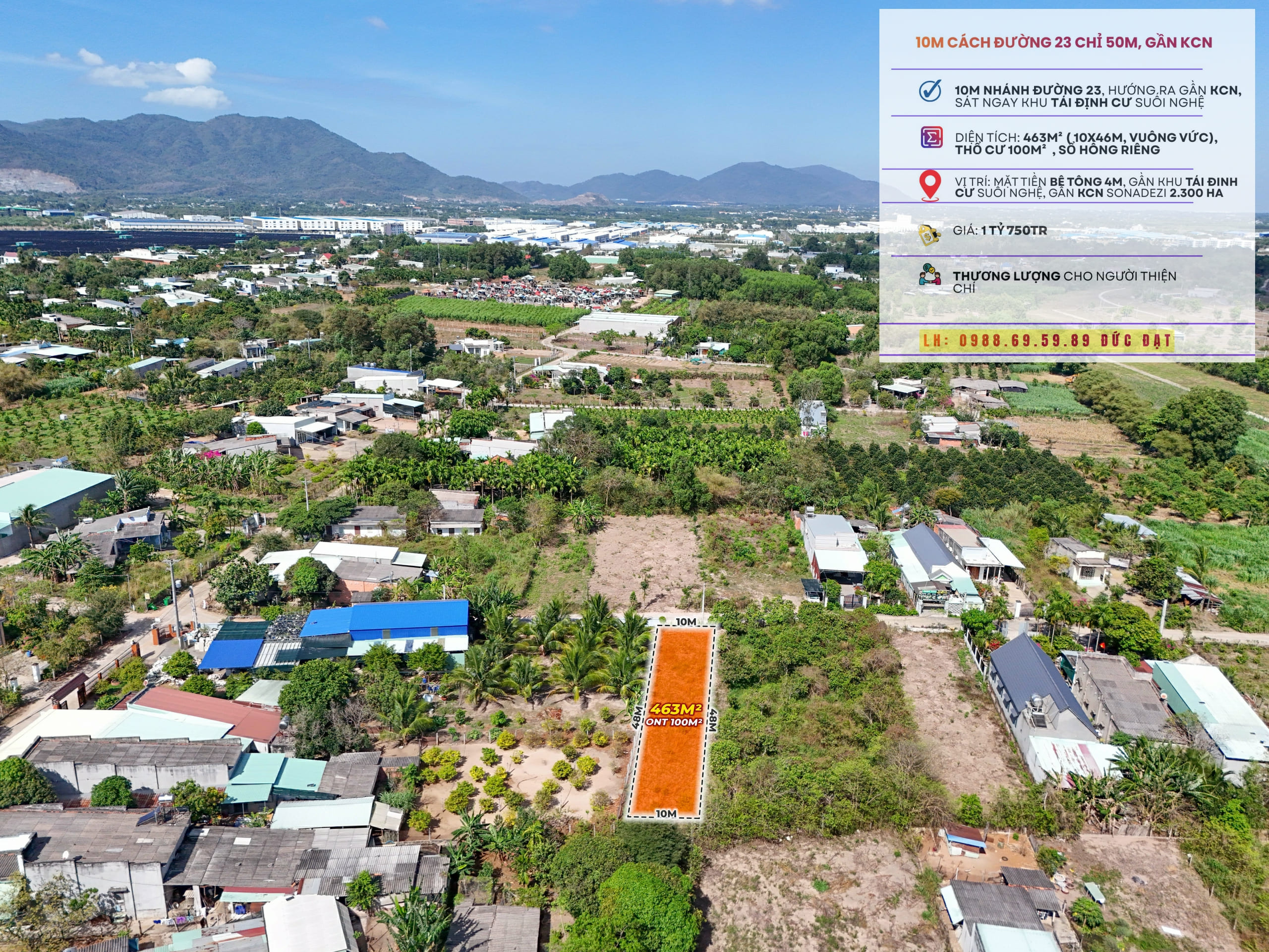 Bán đất xã Suối Nghệ Nghĩa Thành, Sonadezi Châu Đức