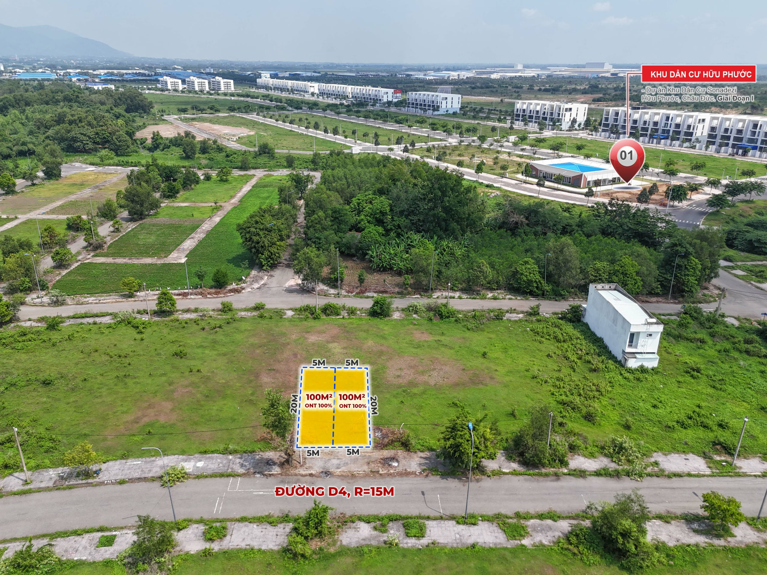 Bán đất tái định cư Sonadezi Suối Nghệ, Châu Đức
