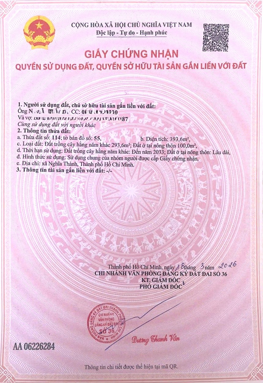 Bán đất xã Suối Nghệ Nghĩa Thành, Sonadezi Châu Đức