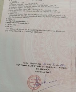 Bán đất xã Suối Nghệ Nghĩa Thành, Sonadezi Châu Đức
