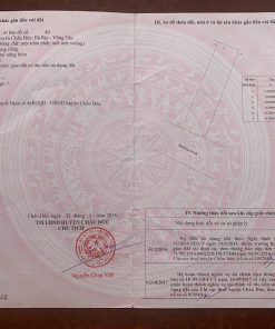 Bán đất tái định cư Sonadezi Suối Nghệ, Châu Đức